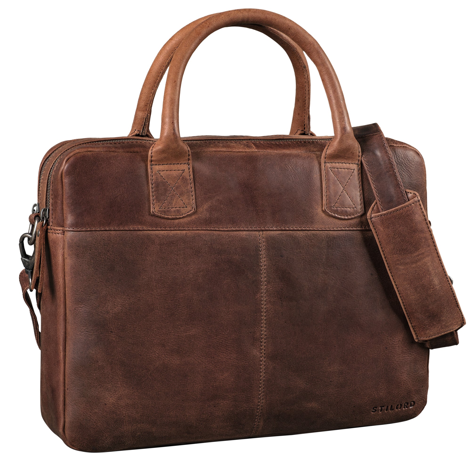 Ledertasche für Herren in braun