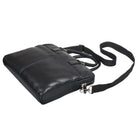 Laptoptasche Leder 13.3 Zoll MacBook schwarz