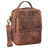 B-Stock "Gideon" Mens Small Messenger Bag Leather