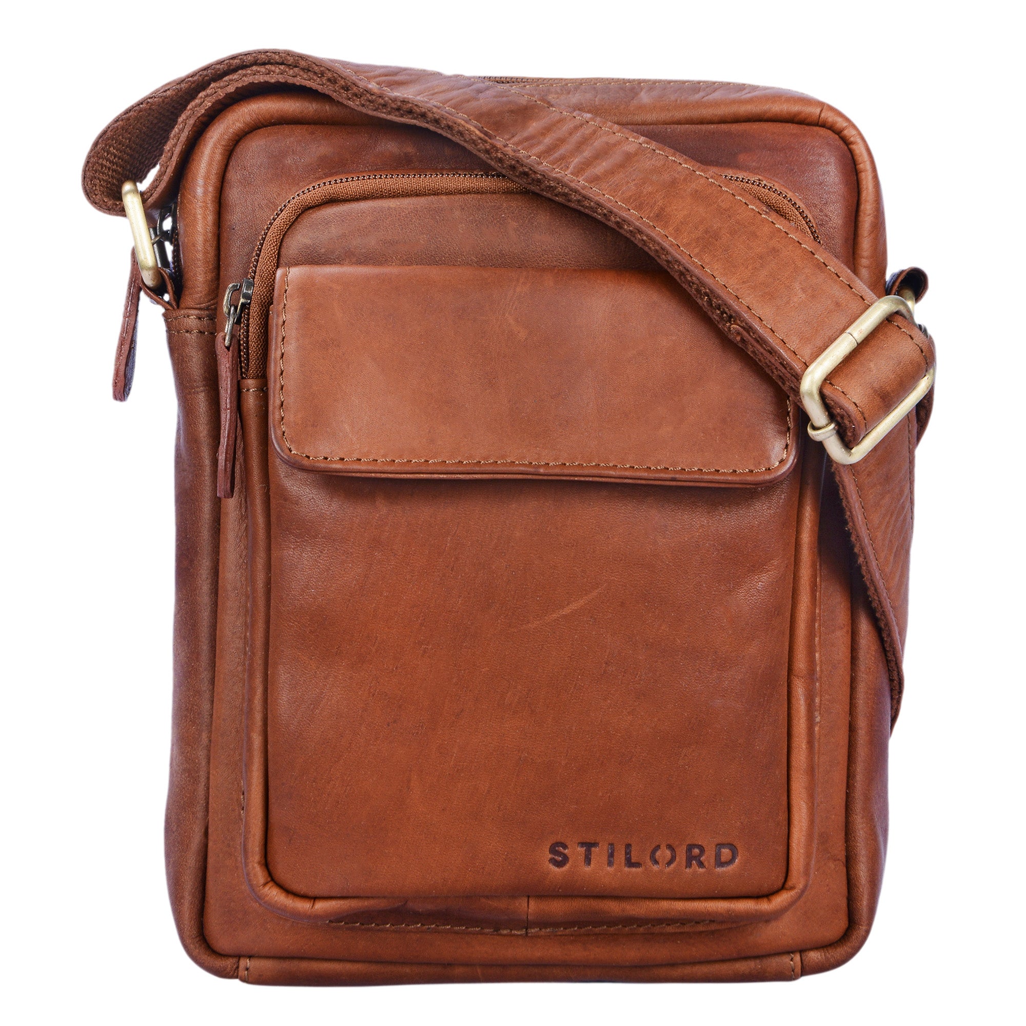 Leder Herrentasche klein 