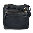 ledertasche herren schwarz reißverschluss