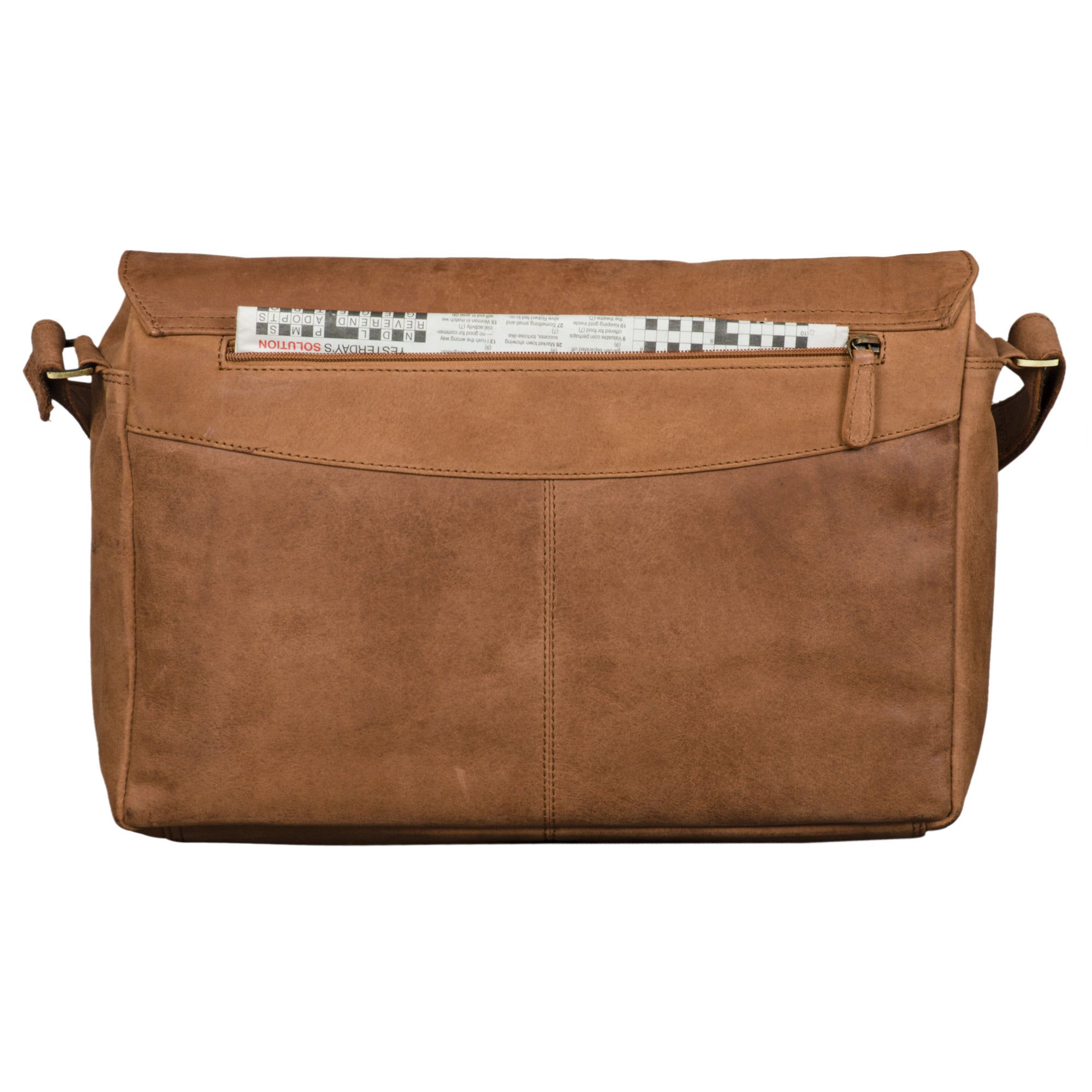 Leder Business Umhängetasche braun