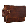 "Lonzo" Vintage Messenger Bag Leather