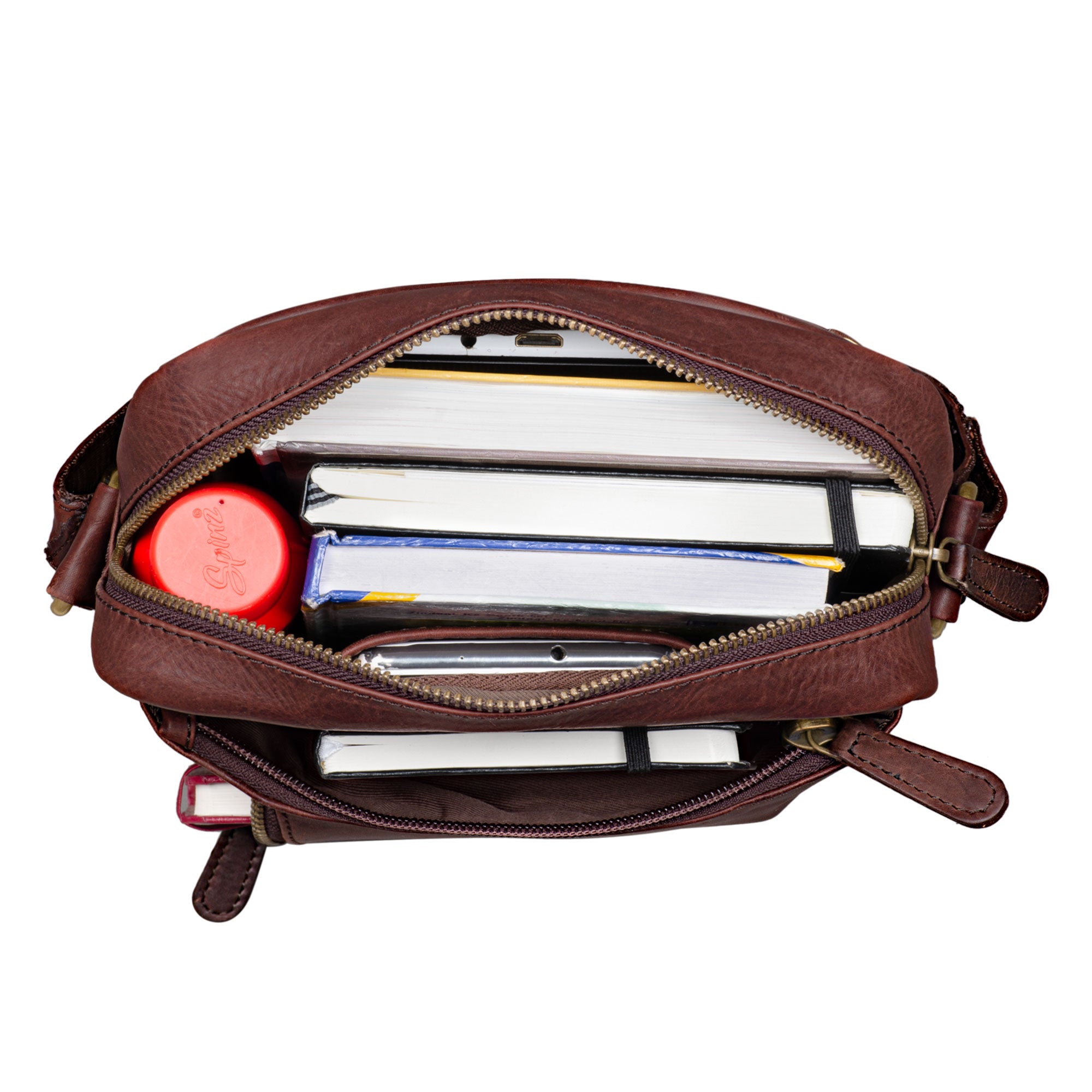 Vintage Männer Tasche Leder zum Umhängen