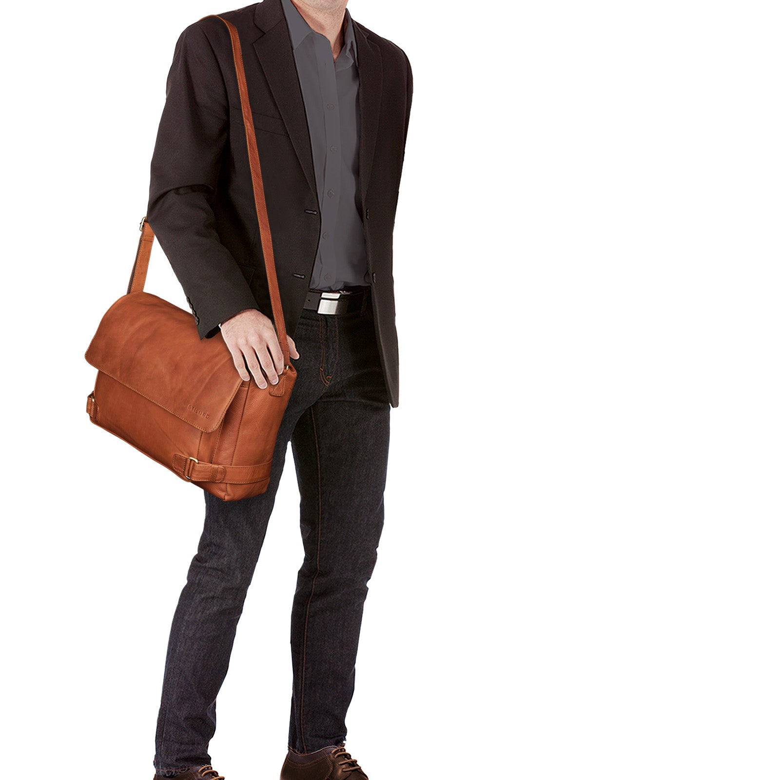 Vintagetasche Herren groß