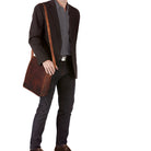 Schultertasche Männer braun