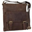 Ledertasche Umhängetasche Vintage braun