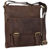 Ledertasche Umhängetasche Vintage braun