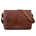 Vintage Ledertasche Dokumententasche Herren braun