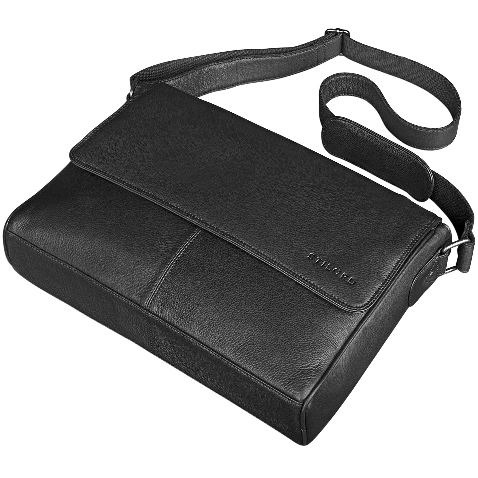 Schultertasche Vintage aus echtem Leder