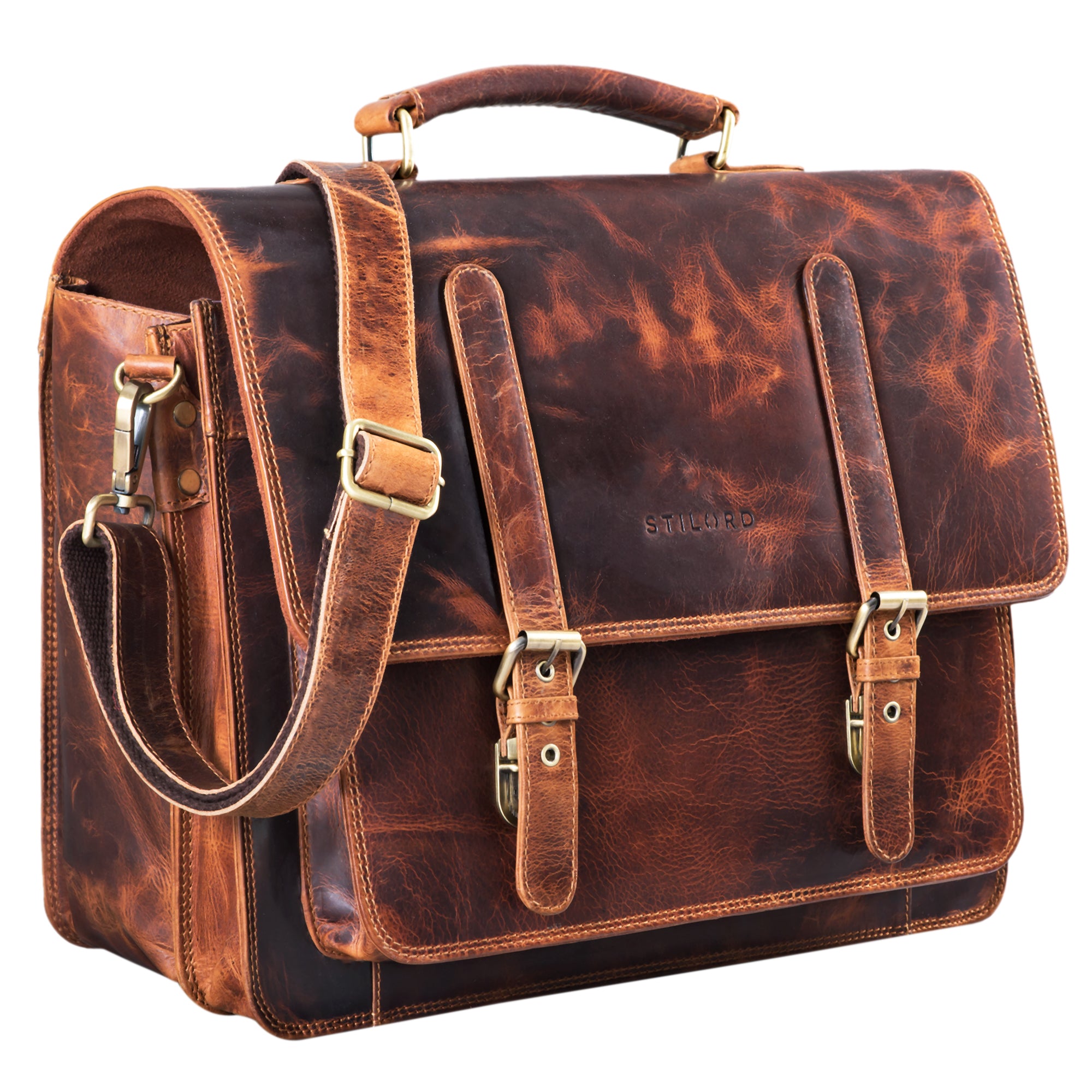 Leder Lehrertasche Vintage Damen