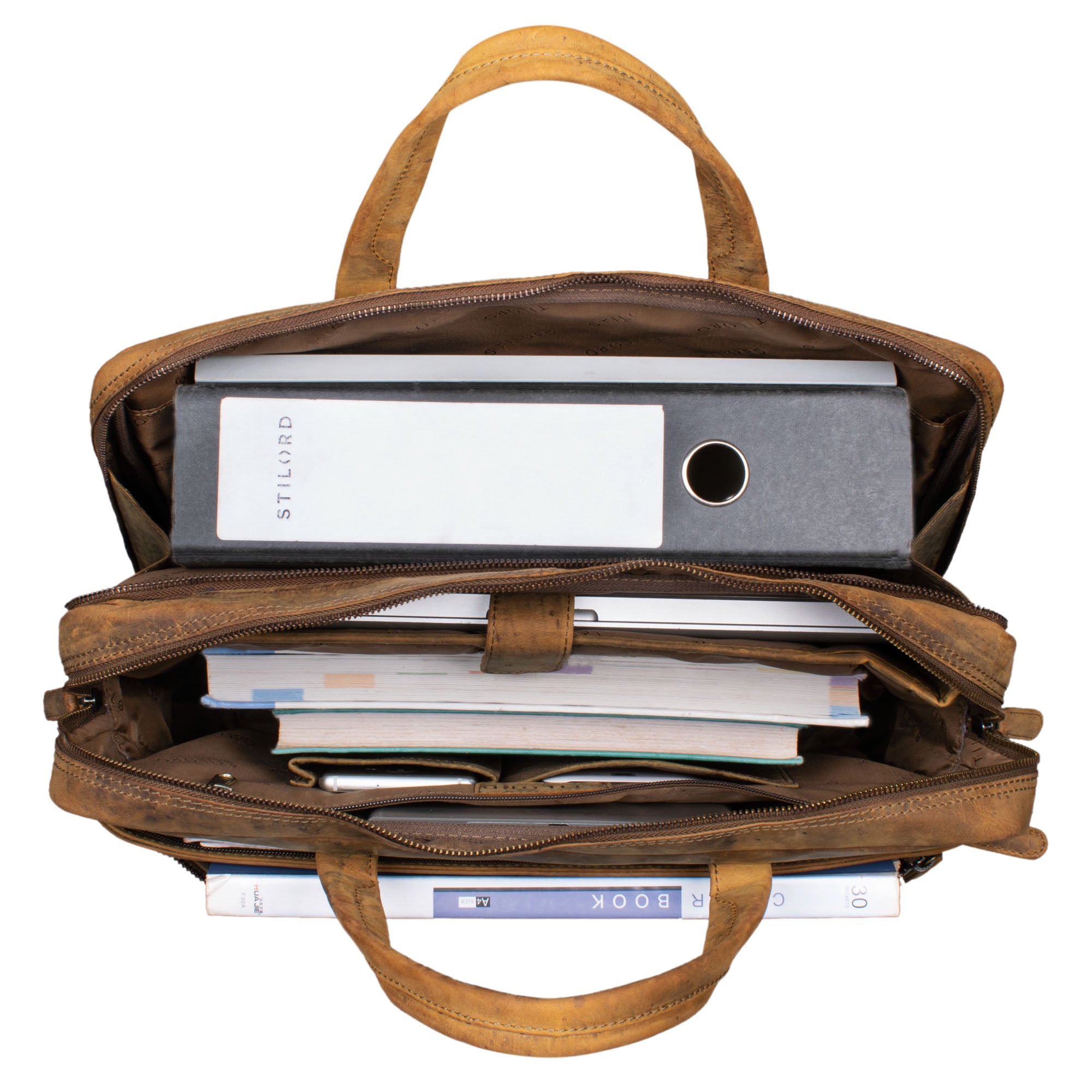 Vintage Ledertasche Lehrertasche XL