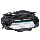 Arbeitstasche Leder schwarz