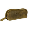 "Glasgow" Glasses Case Leather Zipper