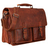 "Clarence" Leather Business Briefcase A4