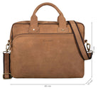 Hellbraune Vintage Tasche Leder