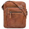 "Ringo" leather shoulder bag men