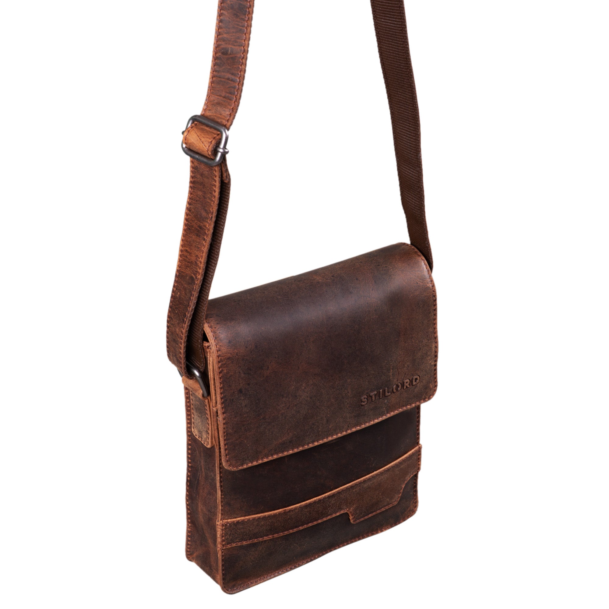 Kleine leder tasche mann