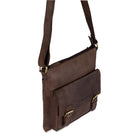 Herren Messenger Bag klein Leder