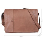 Herren Messengertasche Leder Vintage