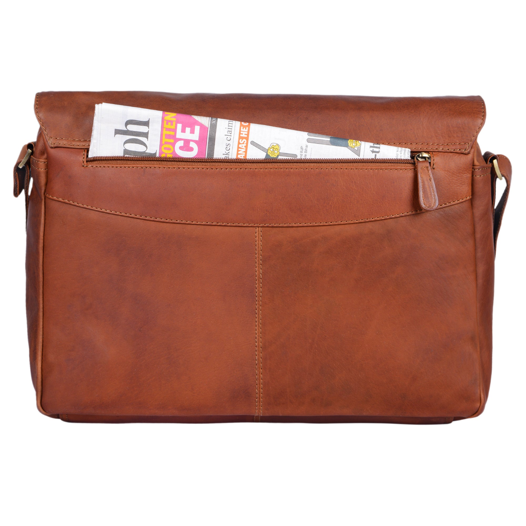 Leder Messenger Bag Vintage groß