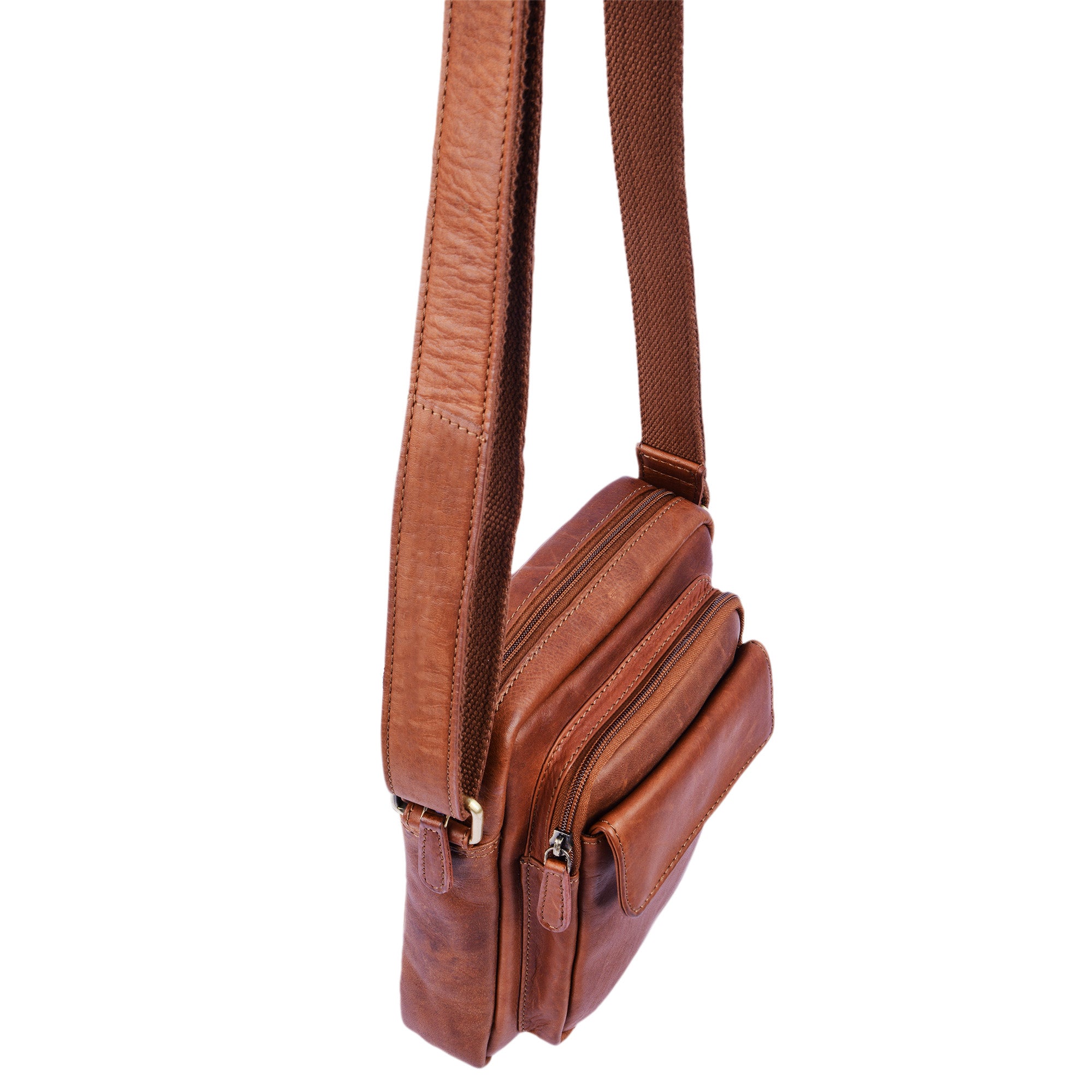 Leder Messenger Tasche Vintage