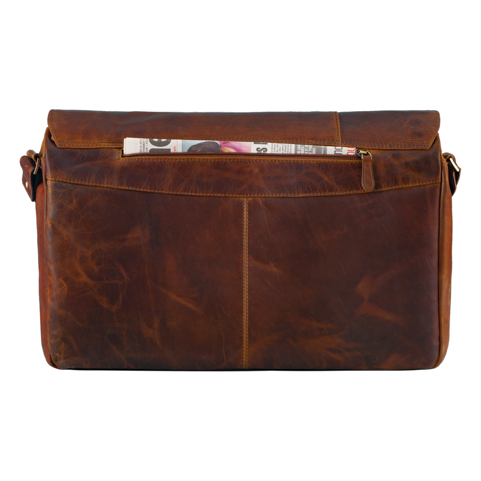 Riesige Ledertasche zum Umhängen