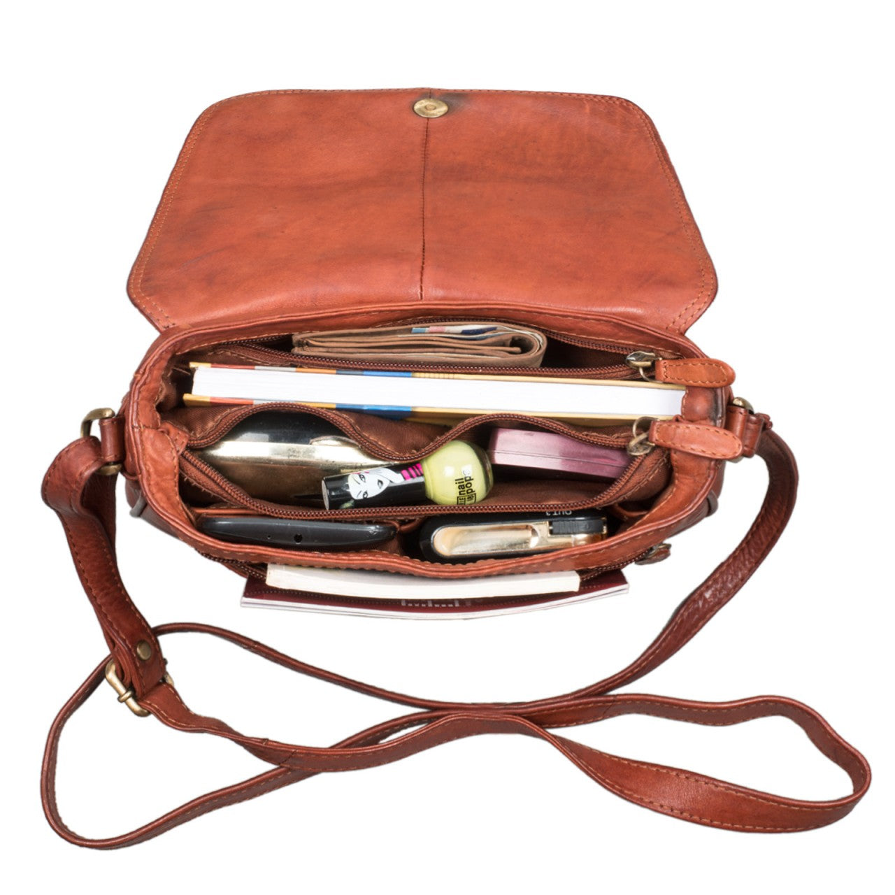 Messengertasche Leder klein