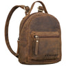 Mini Rucksack braun Leder