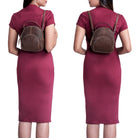 Lederrucksack Vintage Braun