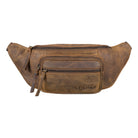 Echtleder Bauchtasche braun