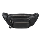 Hochwertige Gürteltasche leder schwarz