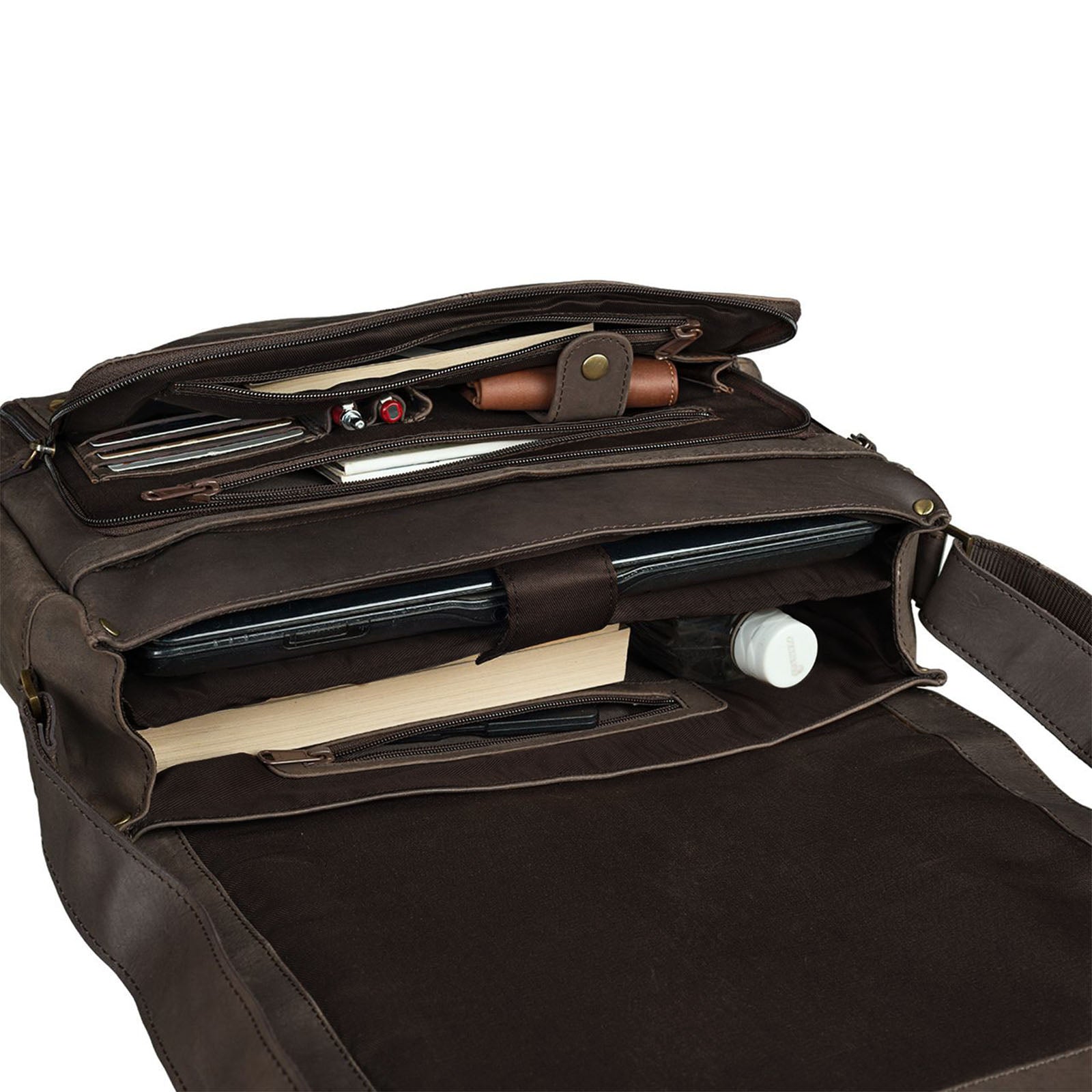 Messenger Bag Schule Leder