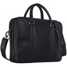 Office Businesstasche für Herren Damen schwarz Leder elegant