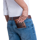 Braune Brieftasche Vintage für Männer