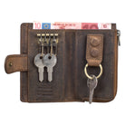 Mini Portemonnaie Leder braun
