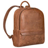 "Erika" Small Vintage Leather Backpack for Women