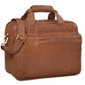 "Excelsior" XXL Real Leather Briefcase for Men 17+ Inch Laptop