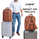 Travel Backpack Unisex Leder