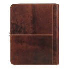 Leder Ringbuch cognac
