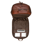 Vintage Rucksack Leder Unisex für 17 Zoll Laptop