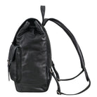 schwarzer Leder Rucksack für Damen
