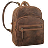 "Alba" Small Leather Backpack Women Daypack