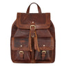 "Nora" Ladies Vintage Leather Rucksack