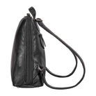 Retro Daypack Leder schwarz