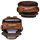 Rucksack Herren braun Echtleder