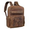 brauner Rucksack Herren Leder