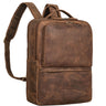 "Albert" Leather Business Backpack with Multiple Compartments for Men