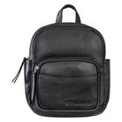 Lederrucksack klein schwarz