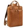 "Ingo" Slim Leather Laptop Backpack